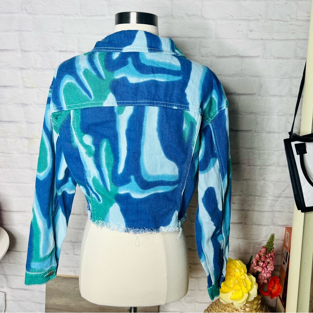 Tie Dye Denim Jacket - image 6